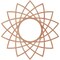 Ekena Millwork Eleanor Wood Fretwork Pierced Ceiling Medallion, Cherry, 20"OD x 7 3/4"ID x 1/4"T CMWP20X20X0250EACH - alternate 2